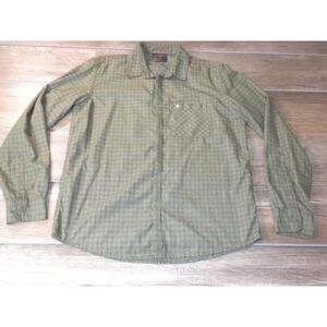 Mammut Shirt Mens L Green Petite Check Winter Long Sleeve Gorpcore Mountain